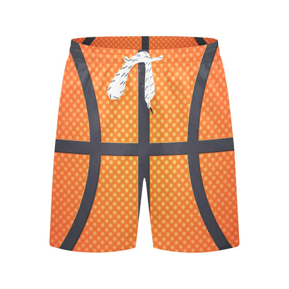 Basketball Texture Print Pattern Men's Swim Trunks Beach Shorts