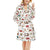 Sewing Equipment Print Design LKS304 Women's Fleece Robe