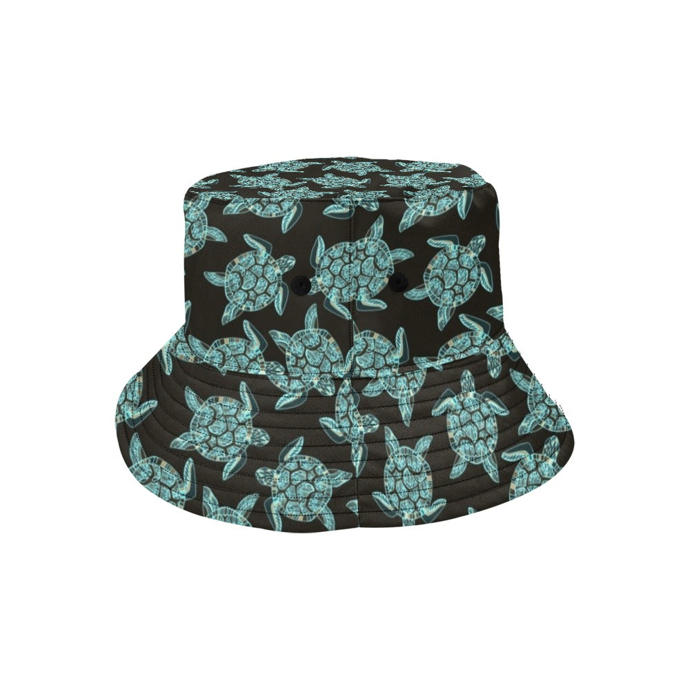 Sea Turtle Print Design LKS302 Unisex Bucket Hat