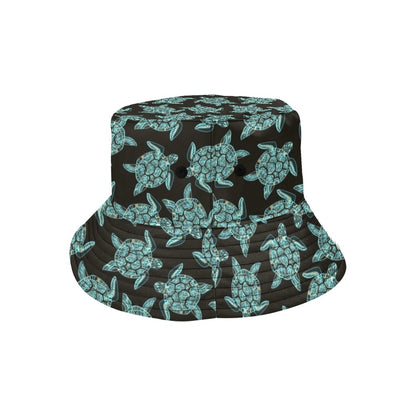 Sea Turtle Print Design LKS302 Unisex Bucket Hat