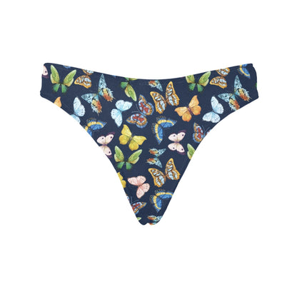 Butterfly Beautiful Print Pattern Women's Thongs