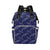 Blue Whale Print Design LKS402 Diaper Bag Backpack