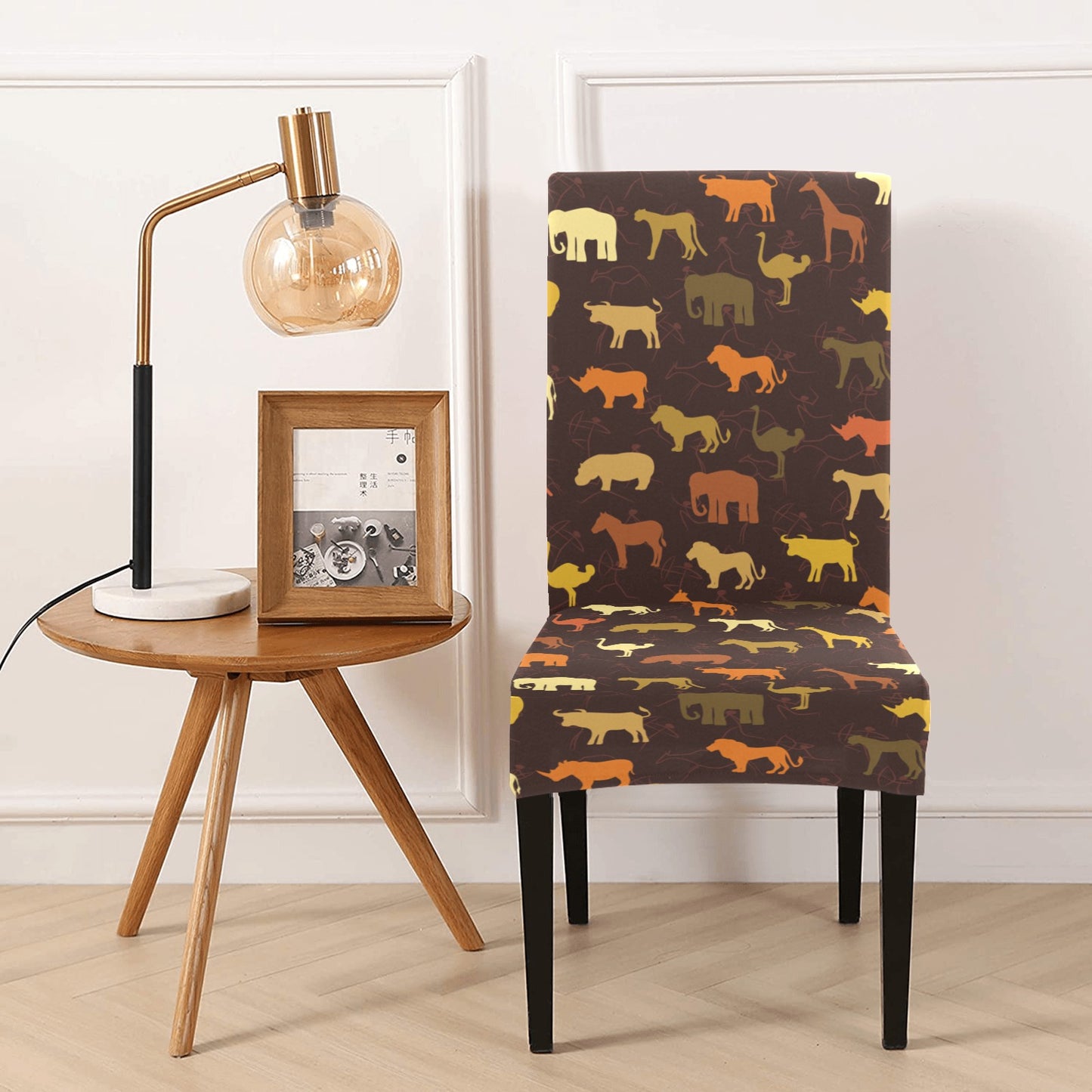 Safari Animal Print Design LKS301 Dining Chair Slipcover