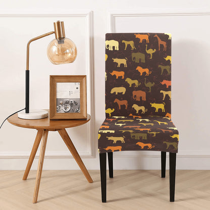 Safari Animal Print Design LKS301 Dining Chair Slipcover