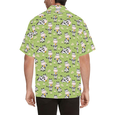 Cattle Print Design LKS401 Men's Men's Hawaiian Shirt