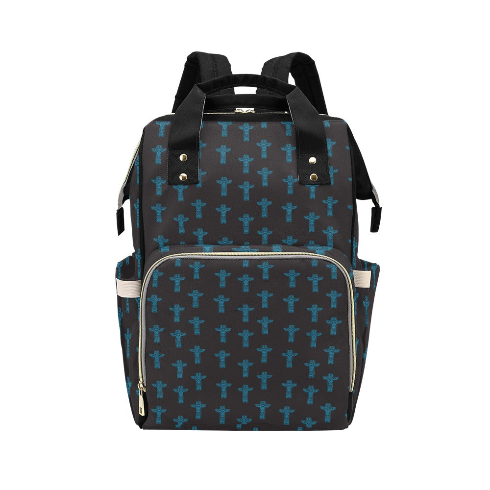 Totem Print Design LKS304 Diaper Bag Backpack