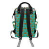 School Bus Print Design LKS308 Diaper Bag Backpack