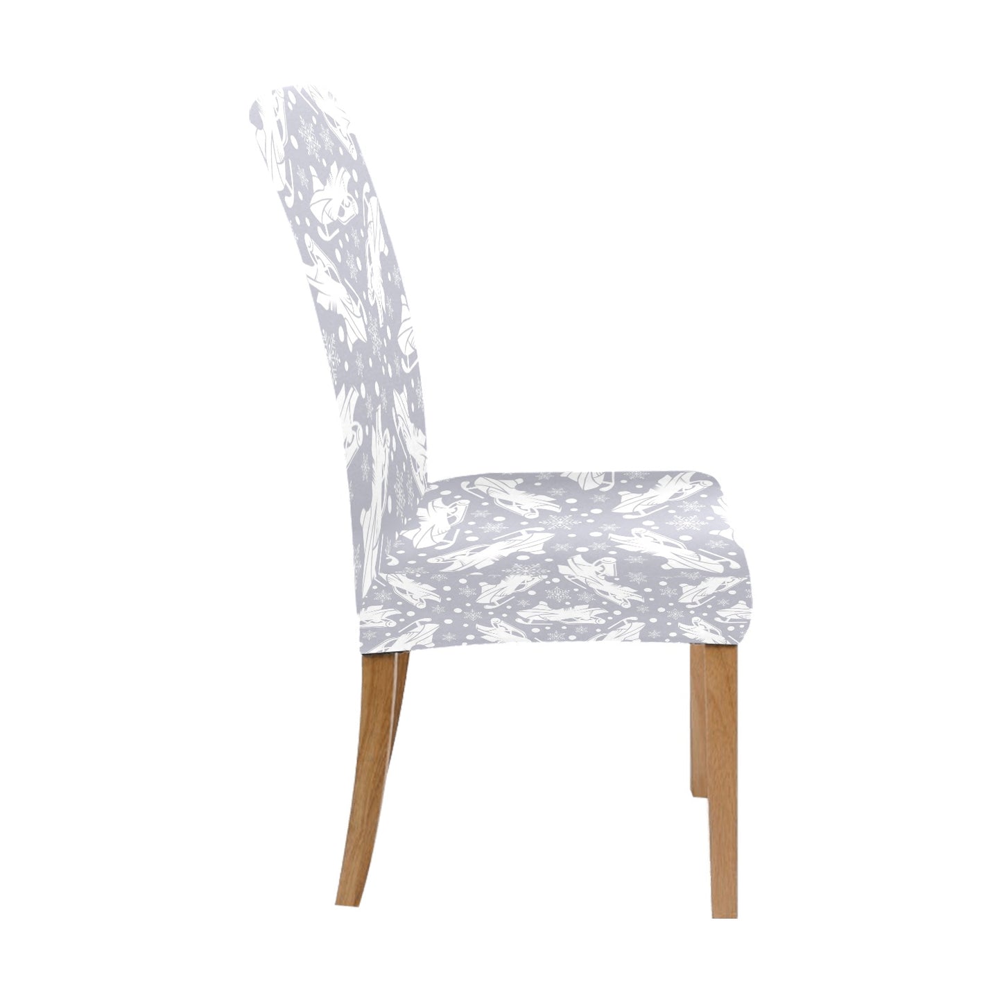 Snowmobile Print Design LKS302 Dining Chair Slipcover