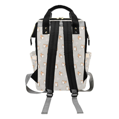 Shiba Inu Print Design LKS307 Diaper Bag Backpack