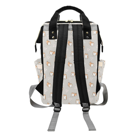 Shiba Inu Print Design LKS307 Diaper Bag Backpack