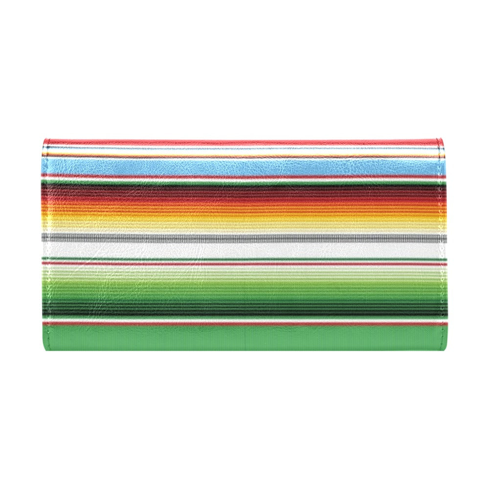 Serape Print Design LKS302 Women's Trifold Wallet