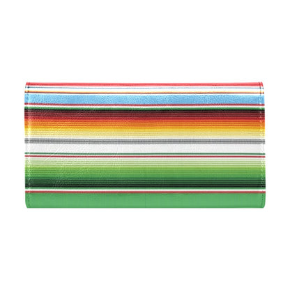 Serape Print Design LKS302 Women's Trifold Wallet
