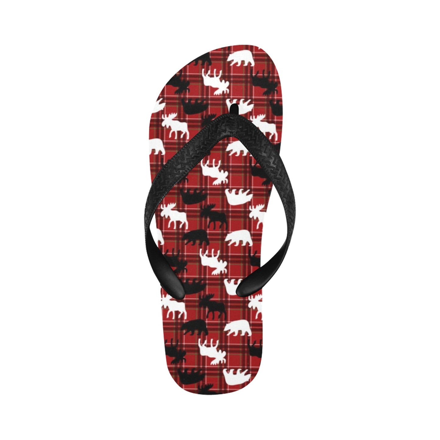 Moose Print Design LKS401 Flip Flops