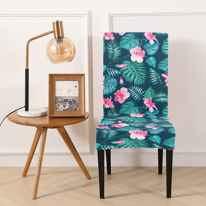 Summer Floral Print Design LKS301 Dining Chair Slipcover