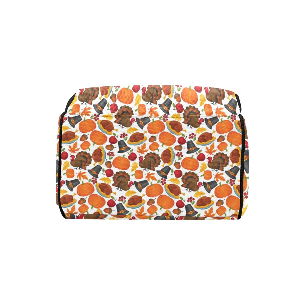 Thanksgiving Print Design LKS304 Diaper Bag Backpack