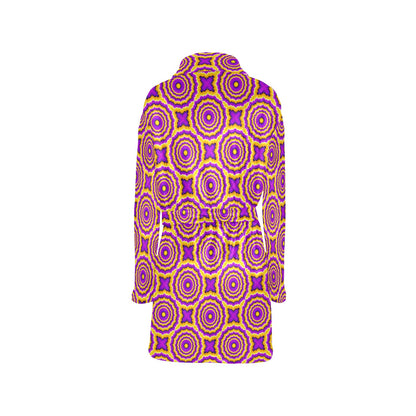 Optical illusion Expansion Women's Fleece Robe