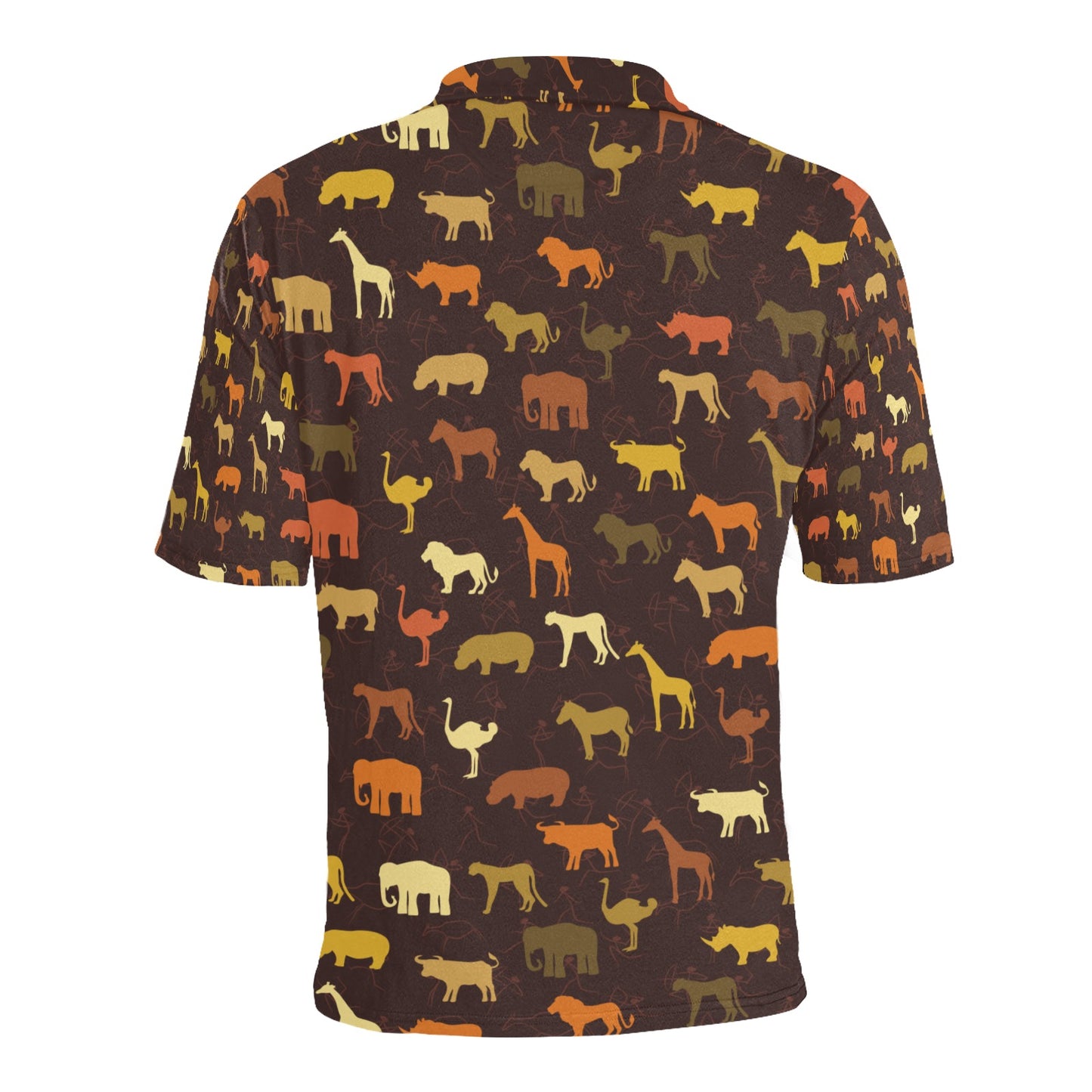 Safari Animal Print Design LKS301 Men Polo Shirt