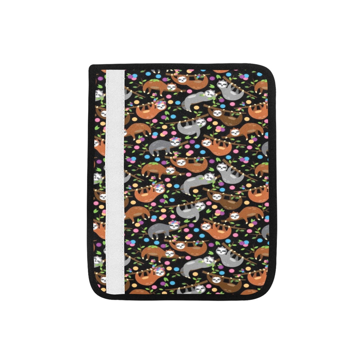 Sloth Print Design LKS306 Car Seat Belt Cover