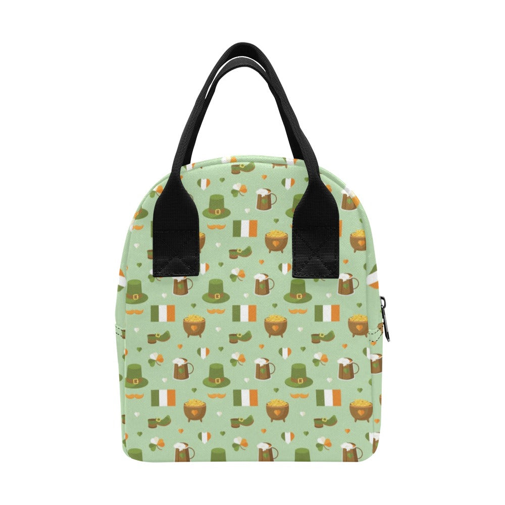 St Patricks Day Print Design LKS302 Insulated Lunch Bag