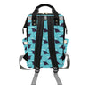 Manta Ray Print Design LKS403 Diaper Bag Backpack