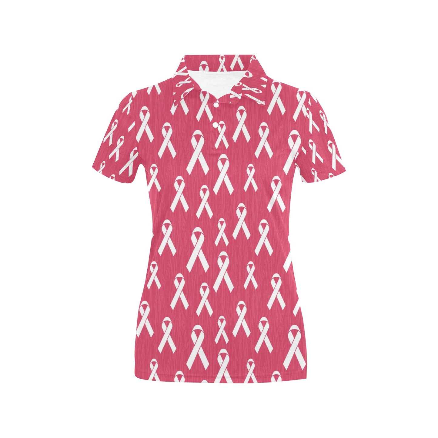 Breast Cancer Awareness Symbol Women's Polo Shirt