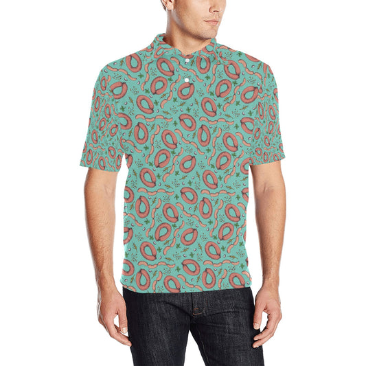 Sausage Print Design LKS303 Men Polo Shirt