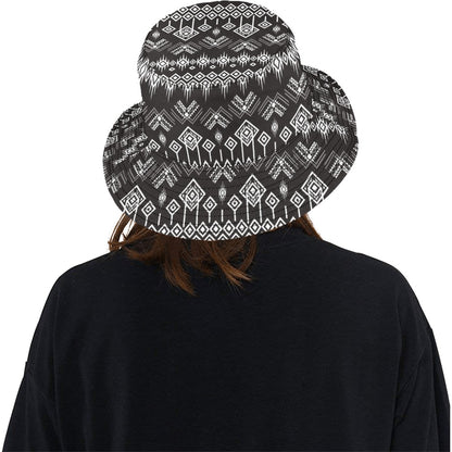 Tribal Pattern Print Design LKS304 Unisex Bucket Hat