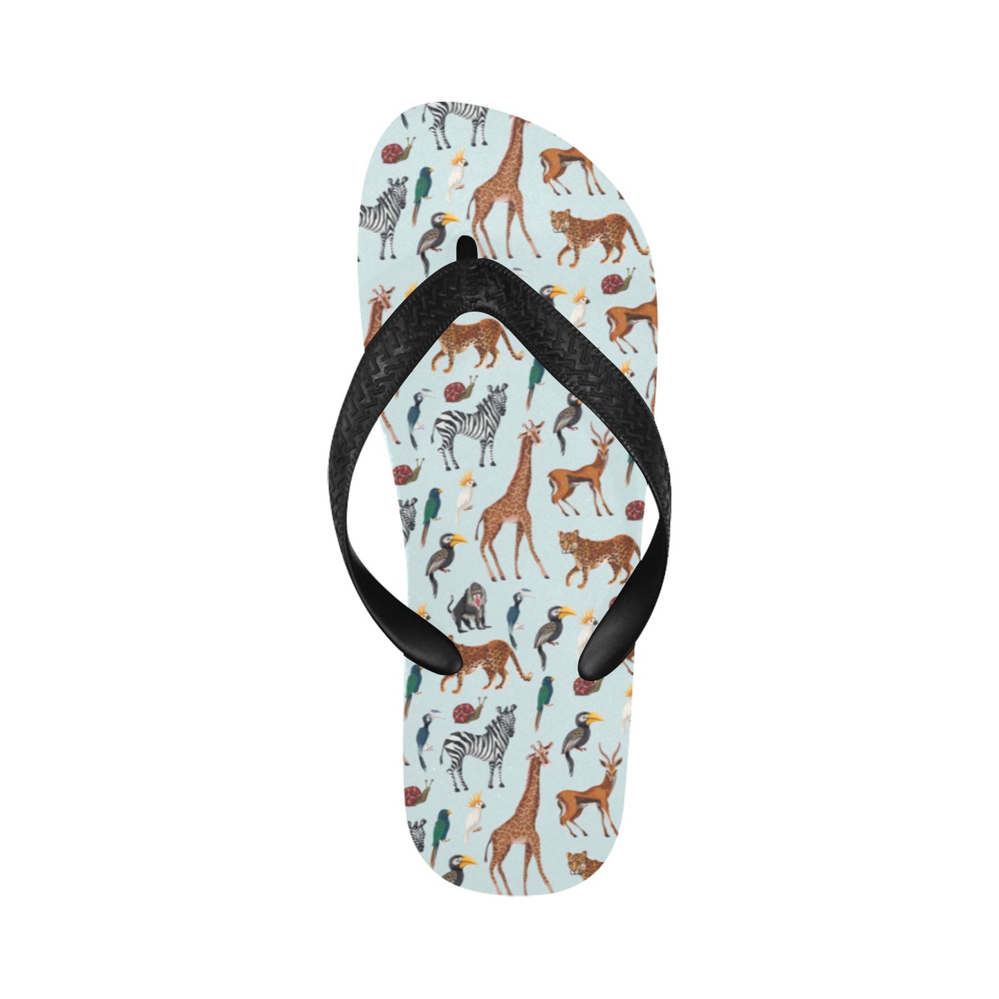 Safari Animal Print Design LKS306 Flip Flops