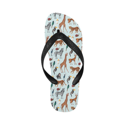 Safari Animal Print Design LKS306 Flip Flops