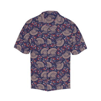 Turkey Print Design LKS401 Men's Men's Hawaiian Shirt