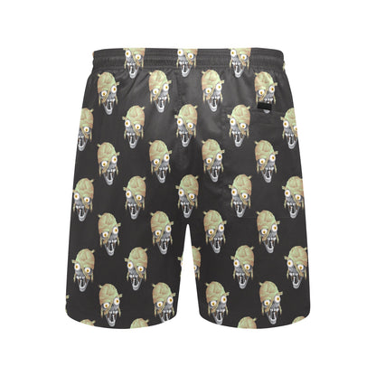 Mummy Print Design LKS304 Men's Swim Trunks Beach Shorts