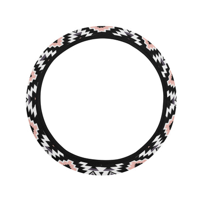 Safari Pattern Print Design LKS302 Steering Wheel Cover with Elastic Edge