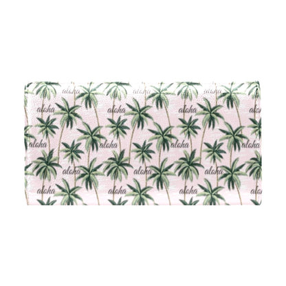 Aloha Beach Pattern Design Themed Print Women's Trifold Wallet