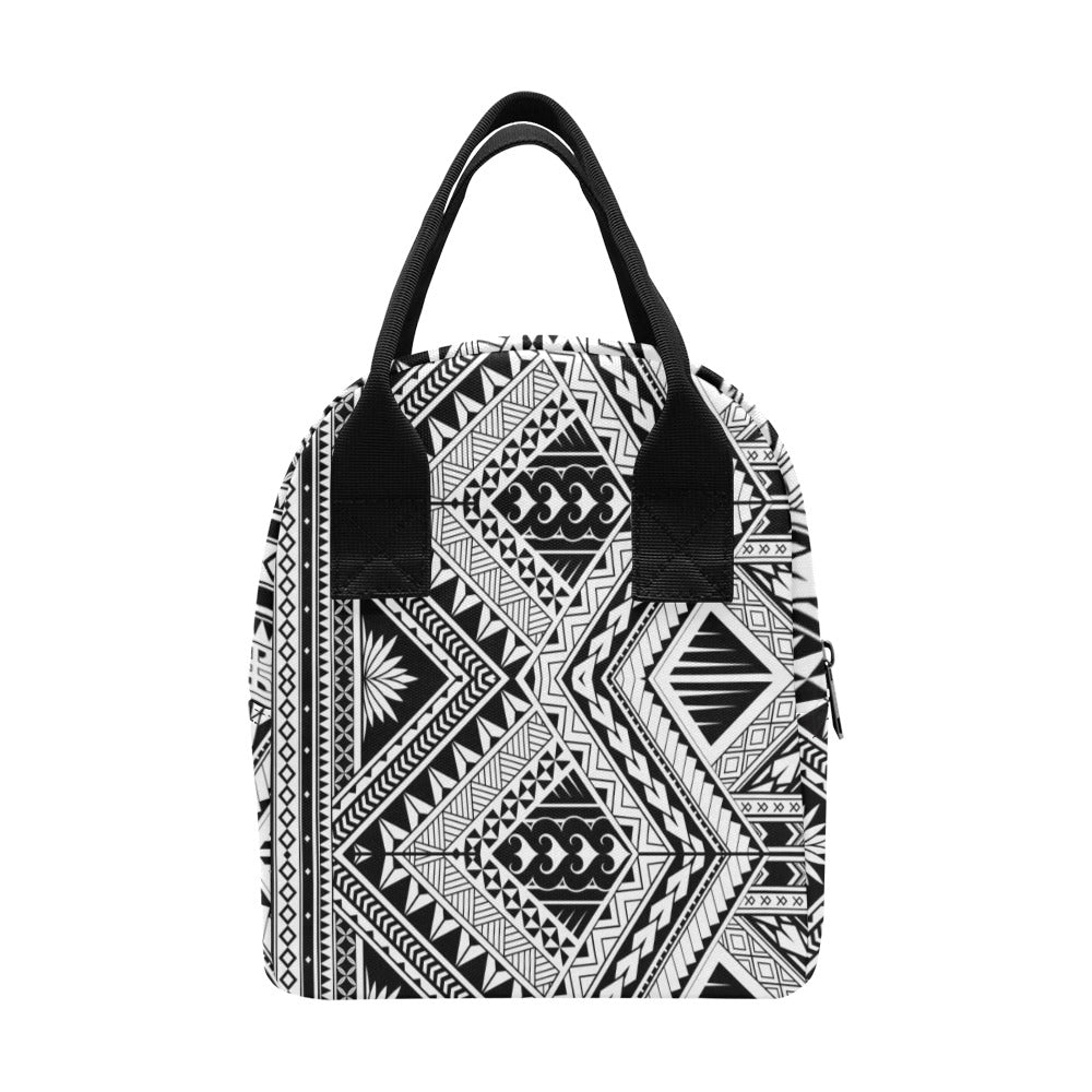 Samoan Tattoo Style Print Design LKS307 Insulated Lunch Bag