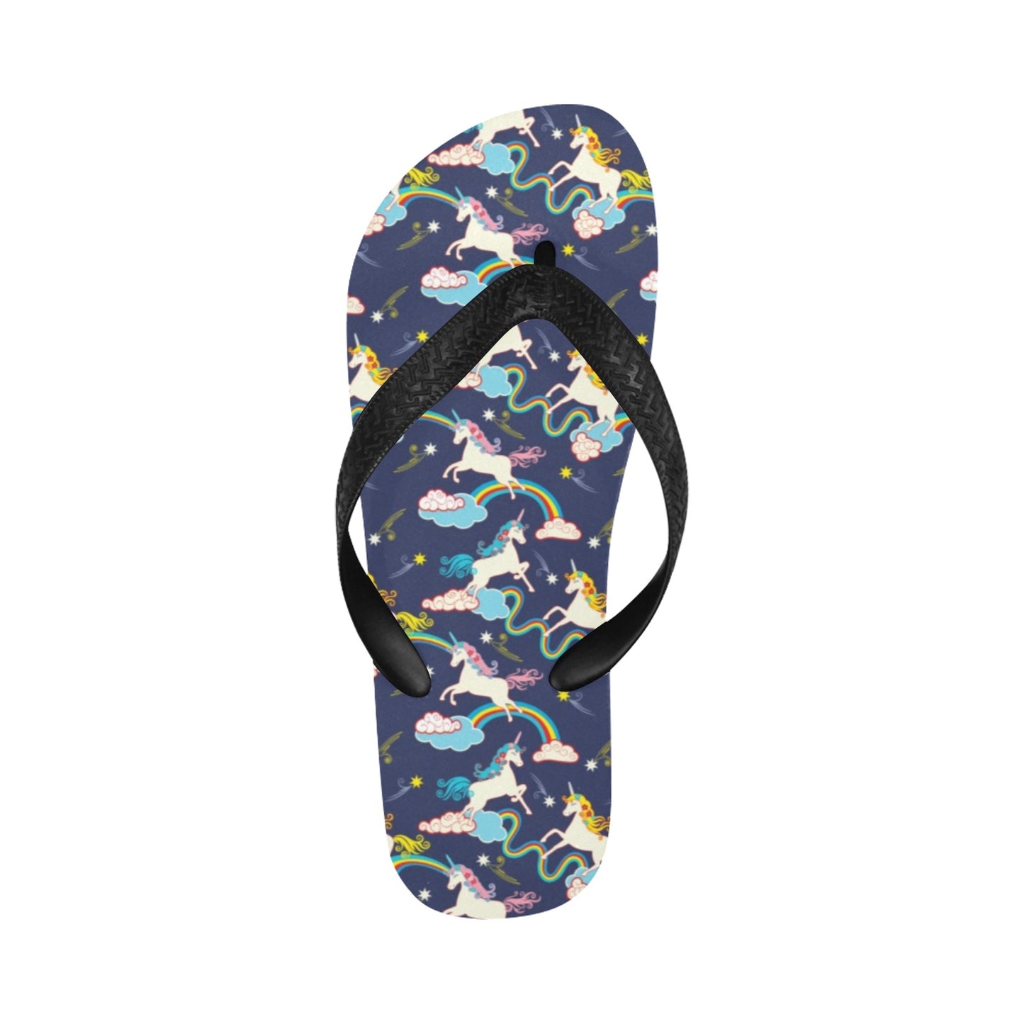 Unicorn Print Design LKS304 Flip Flops