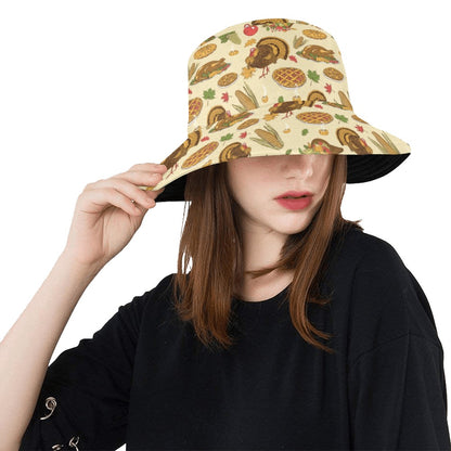 Thanksgiving Print Design LKS302 Unisex Bucket Hat