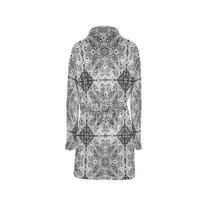 Bandana Print Design LKS309 Women's Fleece Robe