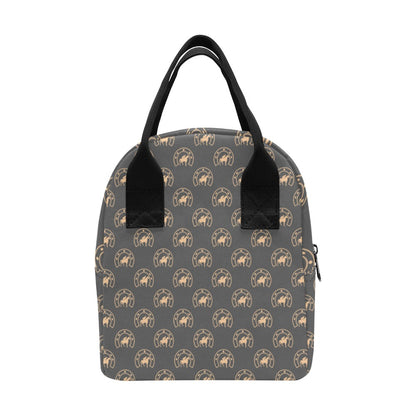 Horseshoe Print Design LKS306 Insulated Lunch Bag