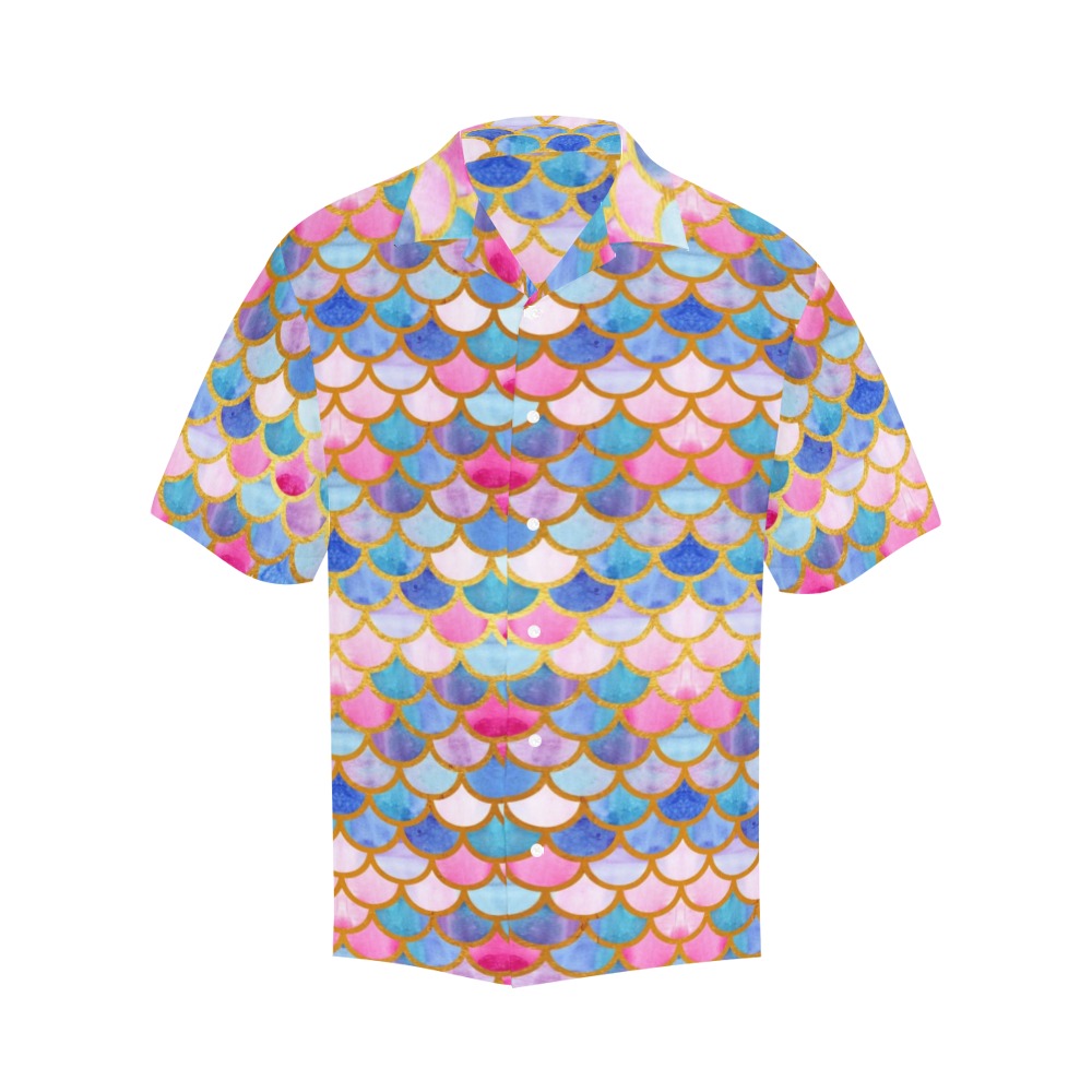 Scales Print Design LKS401 Men's Men's Hawaiian Shirt