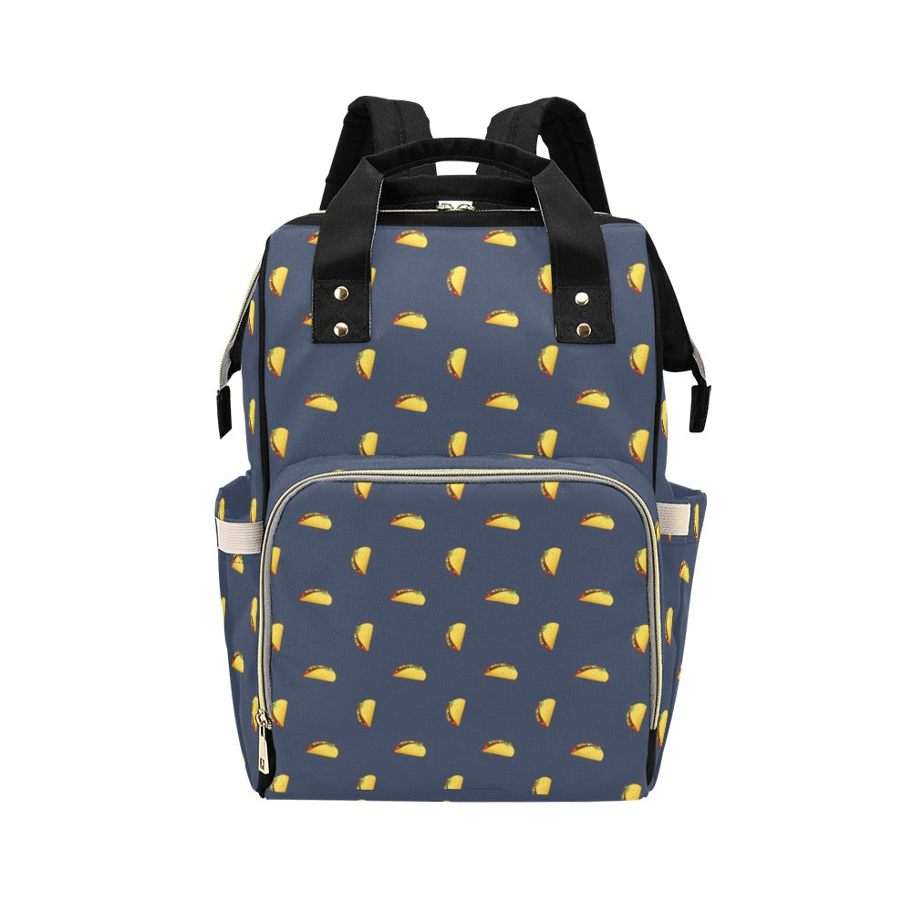 Taco Print Design LKS305 Diaper Bag Backpack
