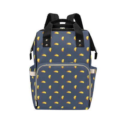 Taco Print Design LKS305 Diaper Bag Backpack