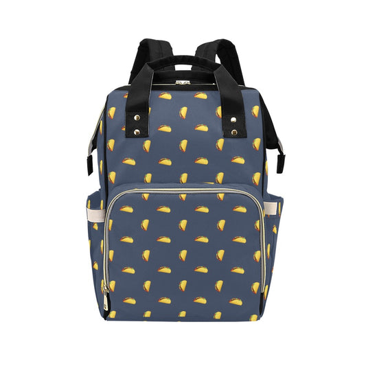 Taco Print Design LKS305 Diaper Bag Backpack