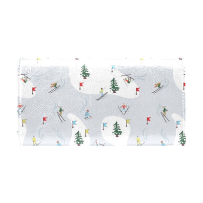 Ski Print Design LKS305 Women's Trifold Wallet