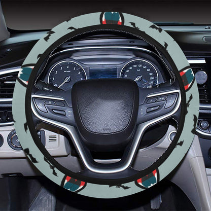 Vampire Print Design LKS304 Steering Wheel Cover with Elastic Edge