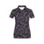 Gecko Rainbow Pattern Print Design 03 Women's Polo Shirt