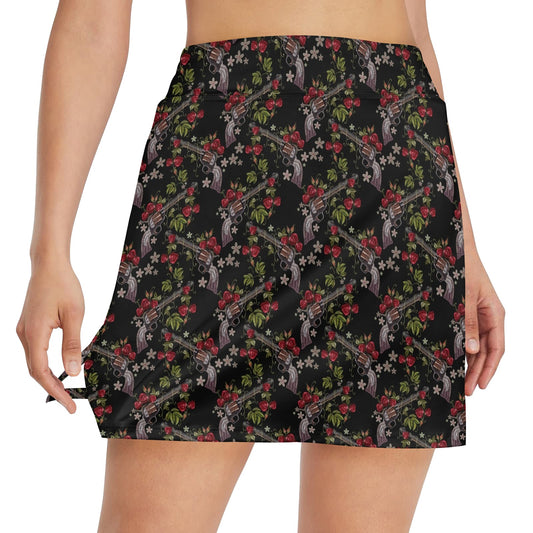 Western Design 17" Golf & Pickleball Skort with Pockets