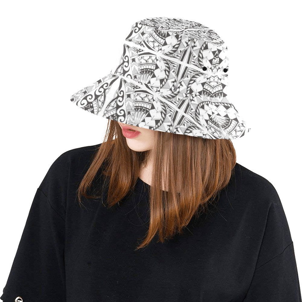 Samoan Style Print Design LKS301 Unisex Bucket Hat
