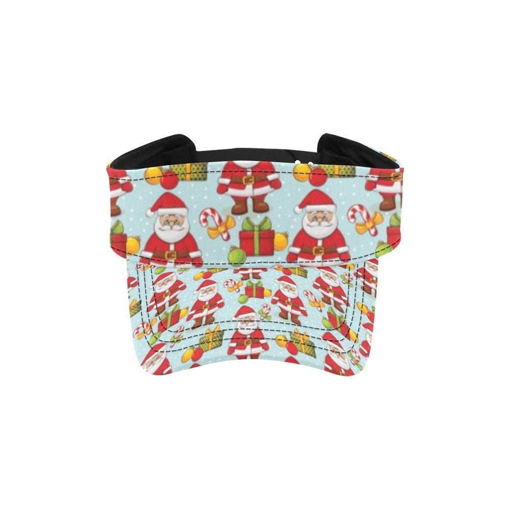 Santa Christmas Themed Print Design LKS303 Unisex Sun Visor