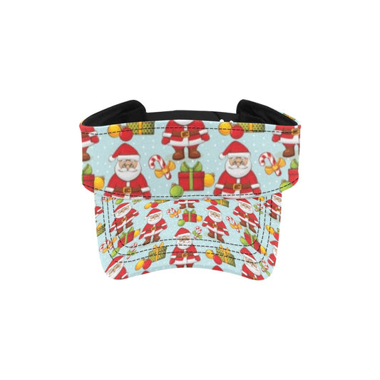 Santa Christmas Themed Print Design LKS303 Unisex Sun Visor