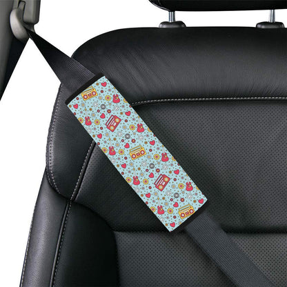 Hippie Print Design LKS307 Car Seat Belt Cover